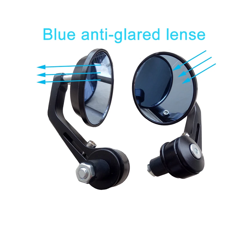 Зеркало для мотоцикла 7/8 &quot22 мм круглое зеркало с ручкой боковое заднего вида