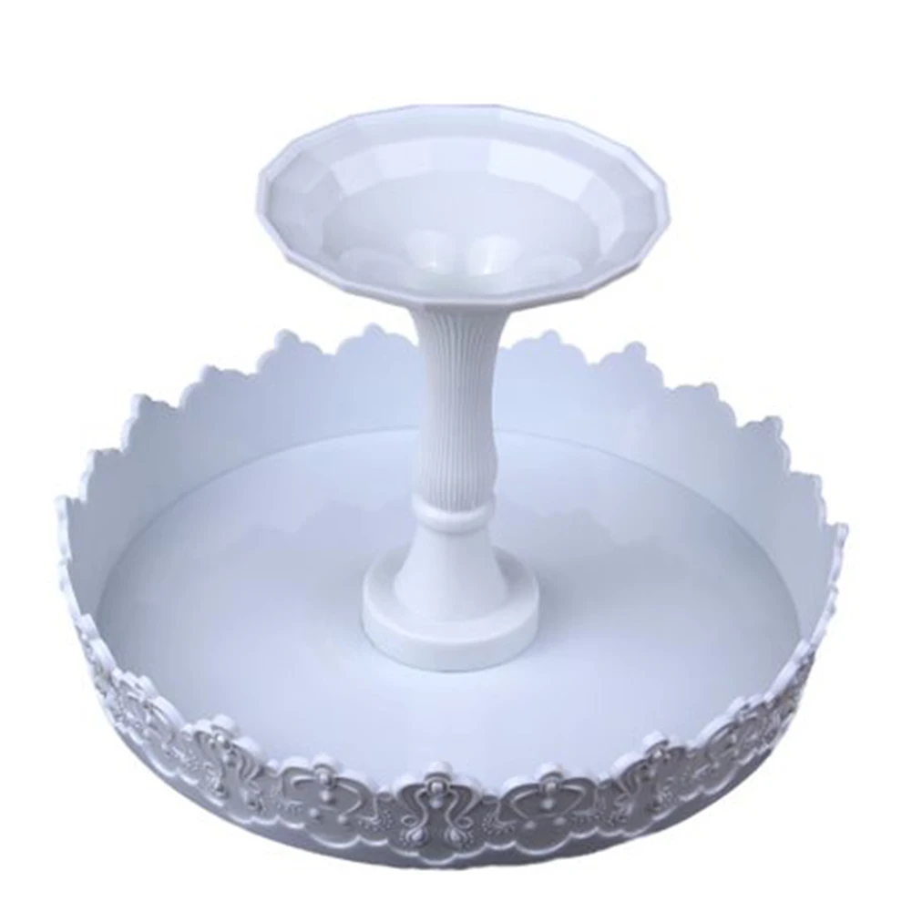 Поворотная тортовница подставка для закусок фрукты десерт легко чистить