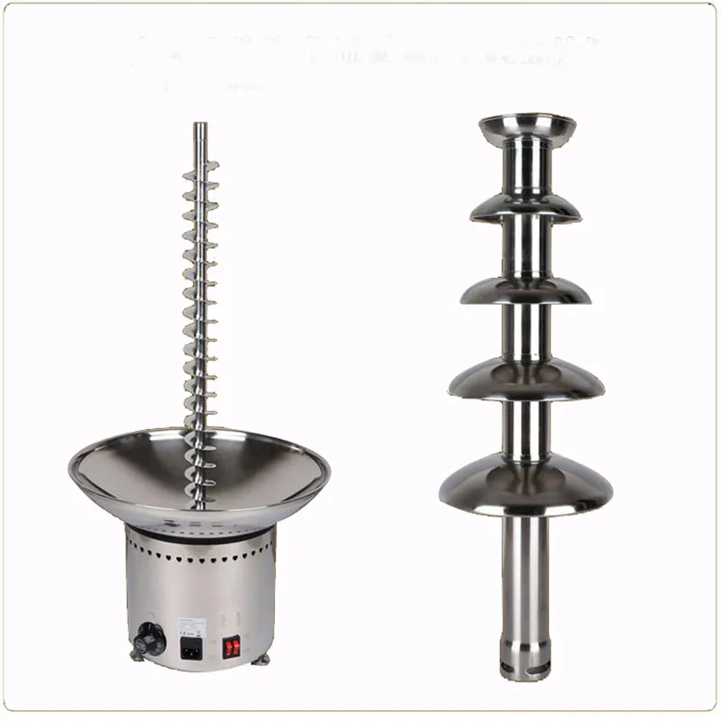 Шоколадный фонтанчик ZF аппарат из нержавеющей стали с электрическим