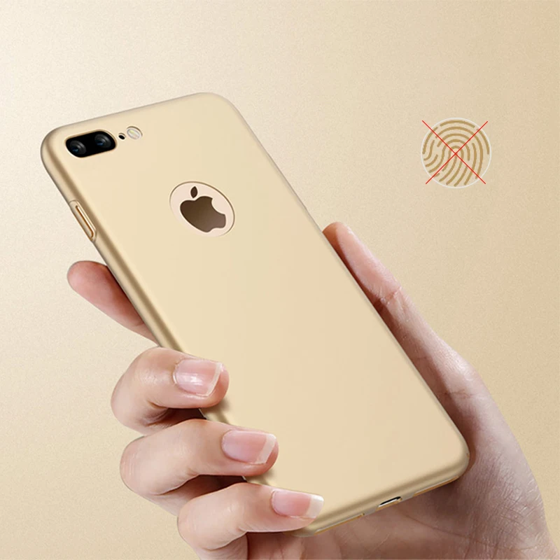 Матовый гладкий Чехол для телефона Apple iPhone 6S 7 6 8 Plus X 5 S 5S SE Ультратонкий защитный