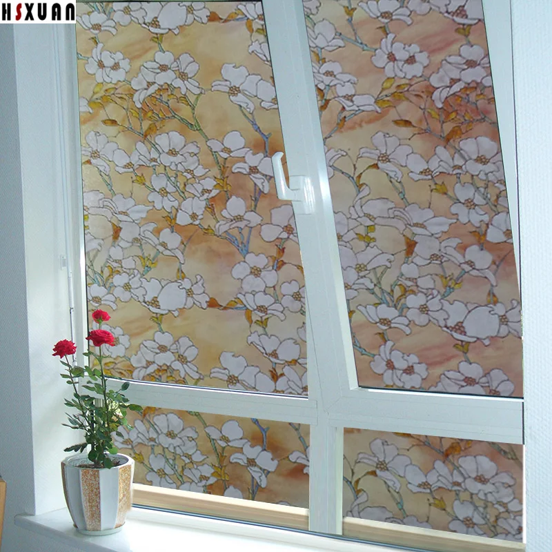 Водоустойчивая декоративная оттенок окна конфиденциальности фильм 60x100 см