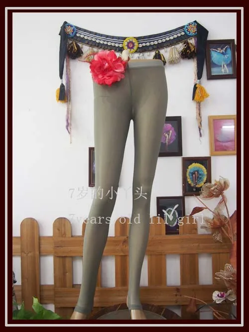 

Transparent Thin Belly Dance Tight Foot Pants Gothic Tribal Pants CY67