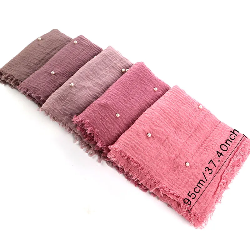 Мусульманский хиджаб с головой хорошее качество шарф сплошной цвет для женщин