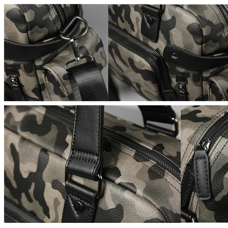 Мужские сумки-мессенджеры из искусственной кожи камуфляжные дорожные сумки