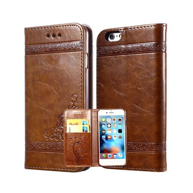 Мобильный чехол для телефона из искусственной кожи флип бумажник карт Модный