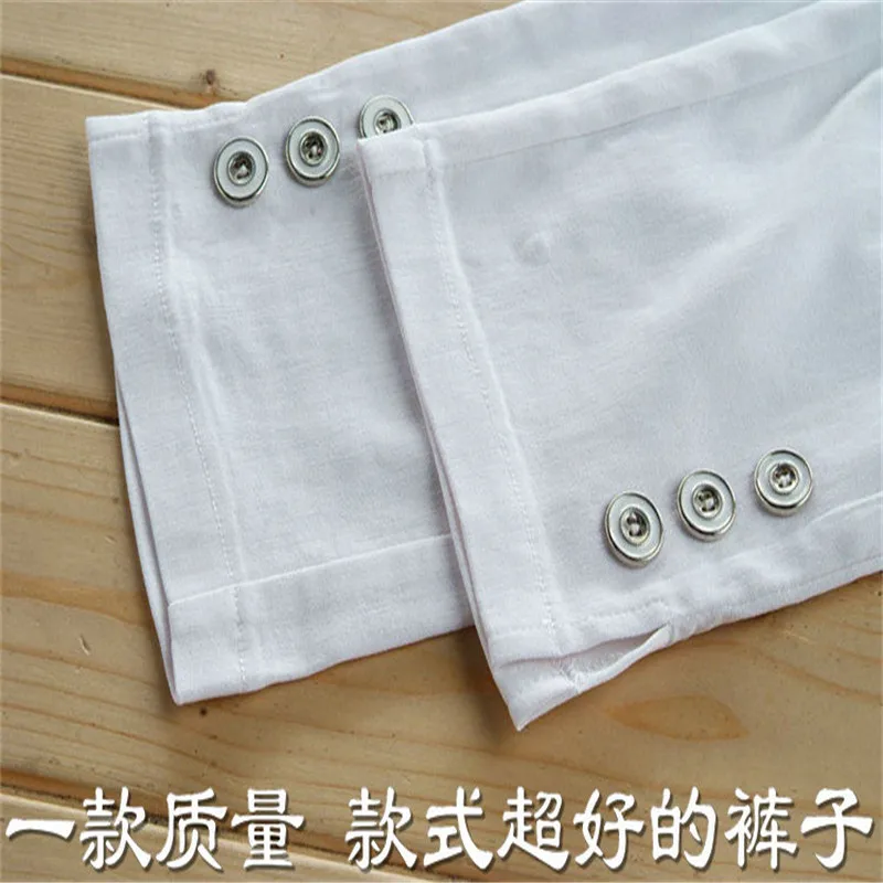 Новинка 2019 Летние Стильные эластичные облегающие брюки из чистого хлопка 80% с