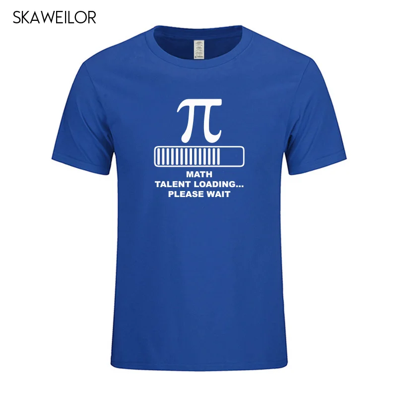 Math Talent Loading Funny Creative Pi Футболка мужская летняя хлопковая футболка с коротким