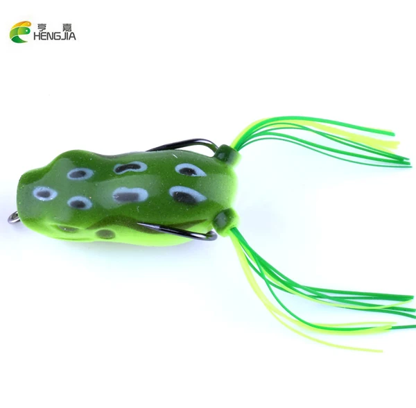 HENGJIA 5 шт Popper Frog 12 г см приманки лягушки мягкие для Snakehead бас лягушка рыбалки