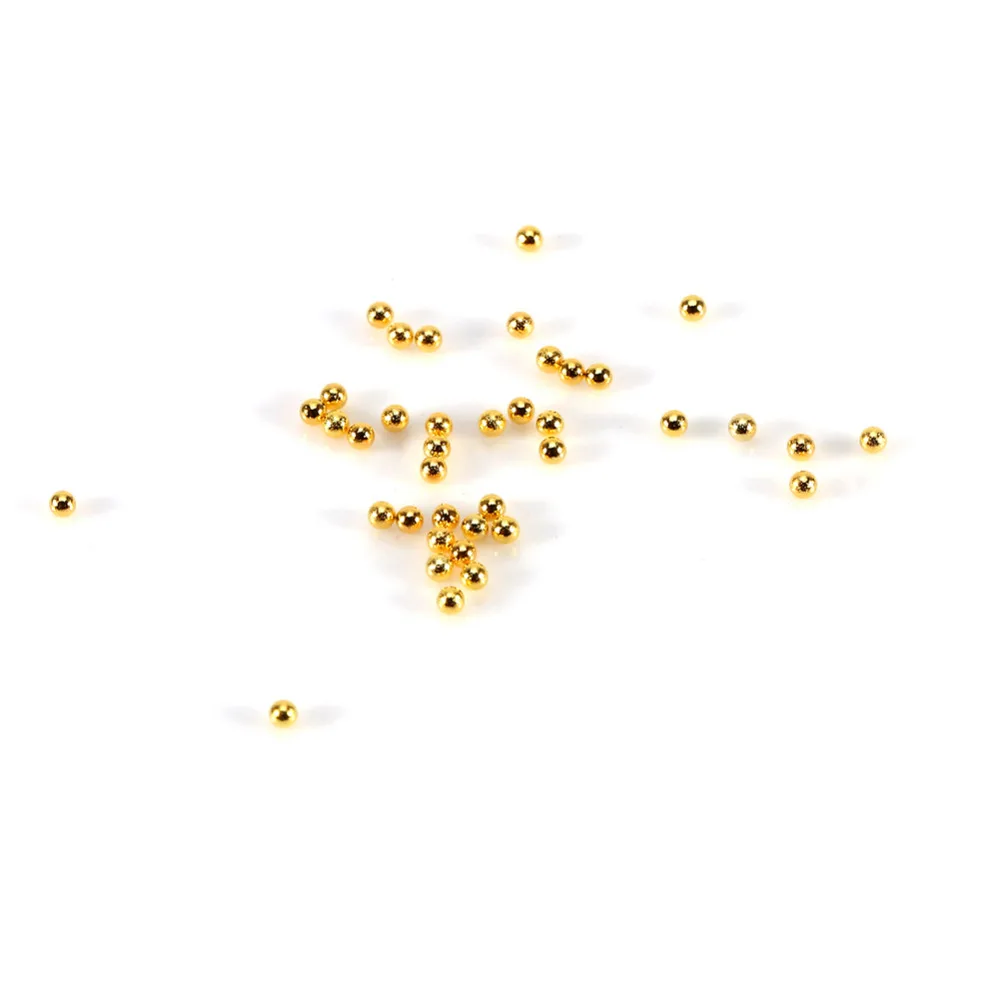 100 г/пакет Сделай Сам металлическая Икра для ногтей Золотой Серебряный ноготь