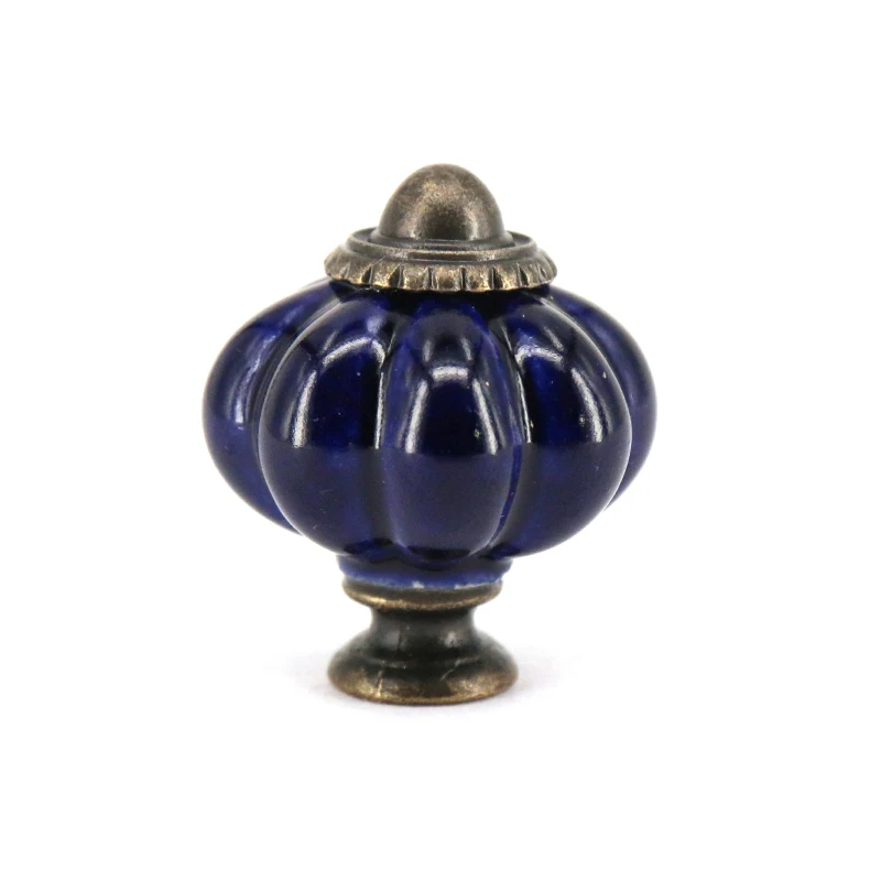 Ручка для детской комнаты 33 мм керамическая ручка шкафа в виде тыквы выдвижного