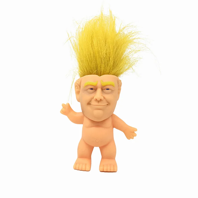 Кукла-Тролль Дональд Трамп забавная креативная игрушка-симулятор Трампа крутая