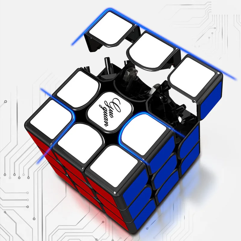 MOYU YueXiao 3x3x3 EDM кубик рубика Магнитный скоростной магический куб нео головоломка Образование Профессиональный Cubo Magico детские игрушечные кубики игрушки для взрослых нео куб магнитный - Цвет: EDM magnetic