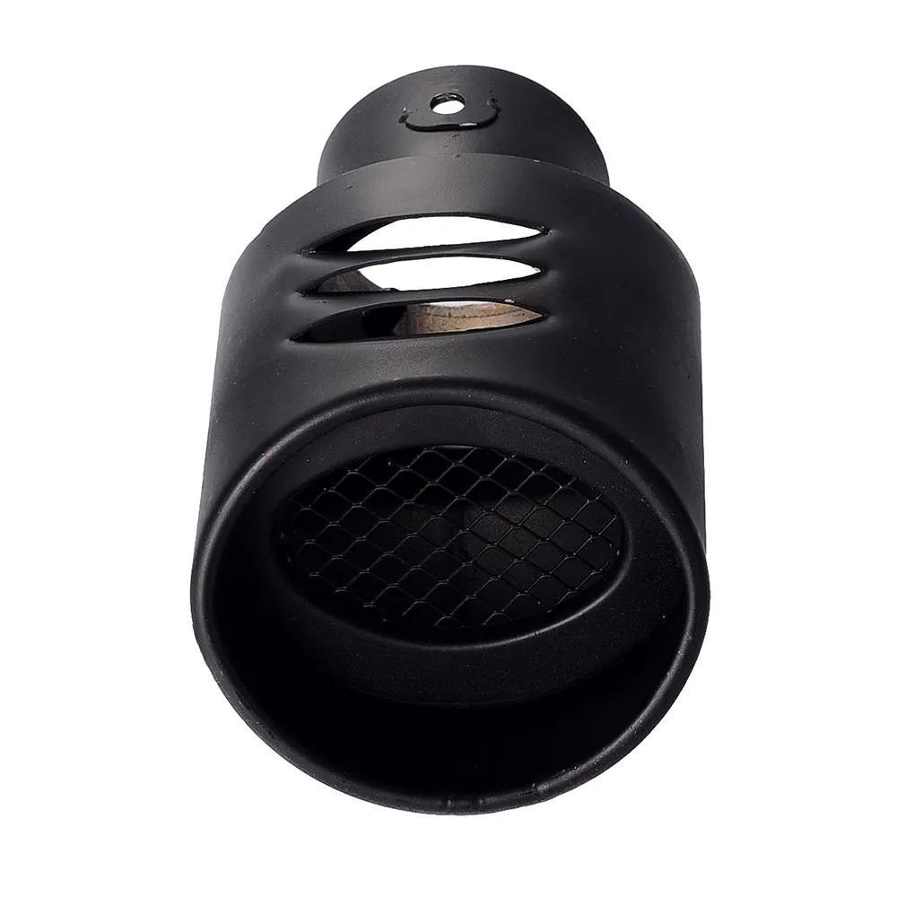 AuMoHall черный прямой концевой Выпуск автомобиля отделка кончик выхлопной трубы