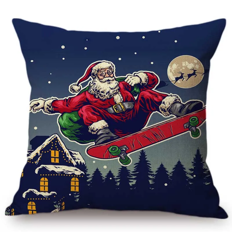 Винтажное катание Санта Клаус мотоцикл Рождество Отец Рождественское украшение