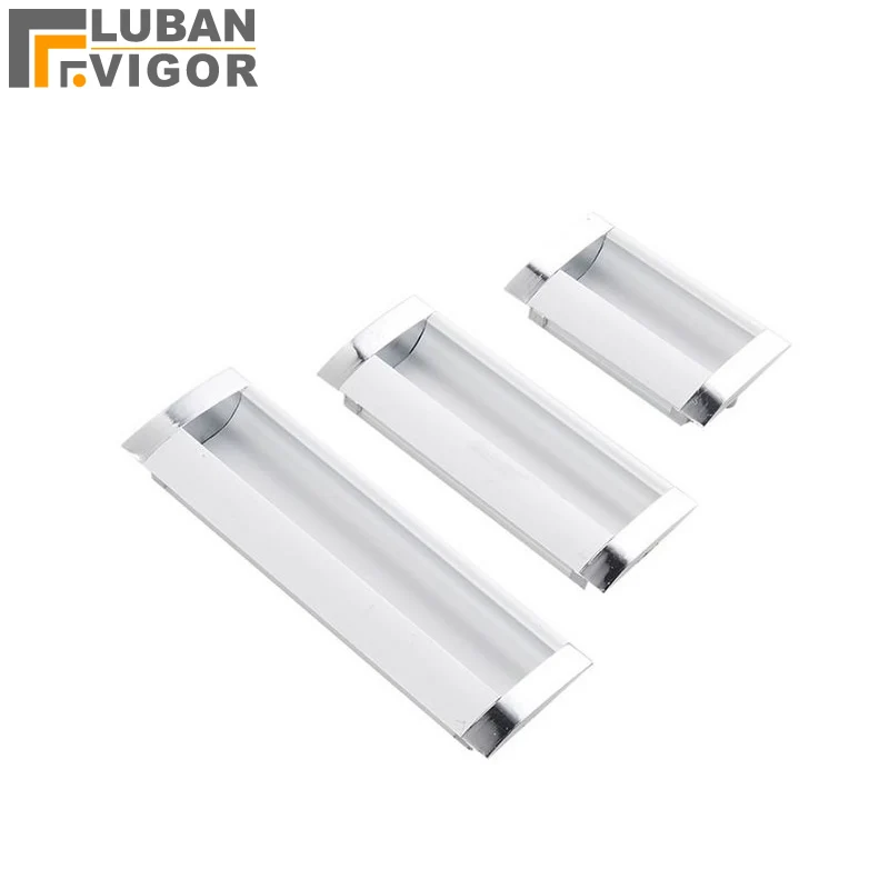 Складная ручка с поверхностным креплением алюминий ручки ящика простота