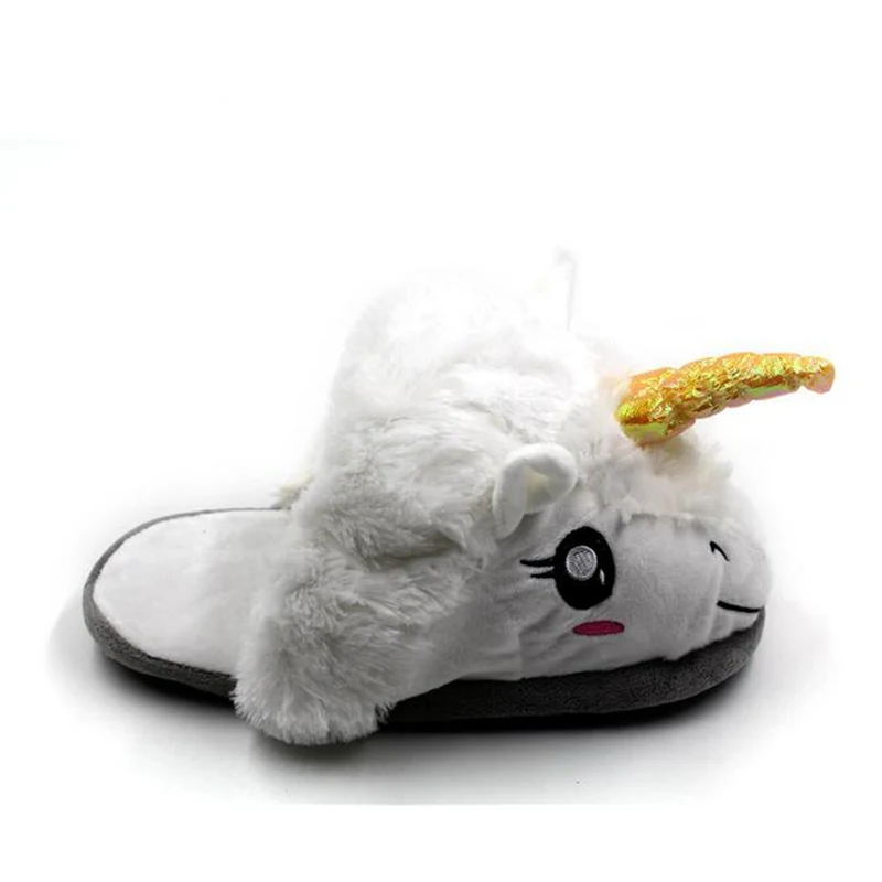 Женские домашние тапочки с единорогом размер 36 41|chausson licorne|home slippershome slippers women |