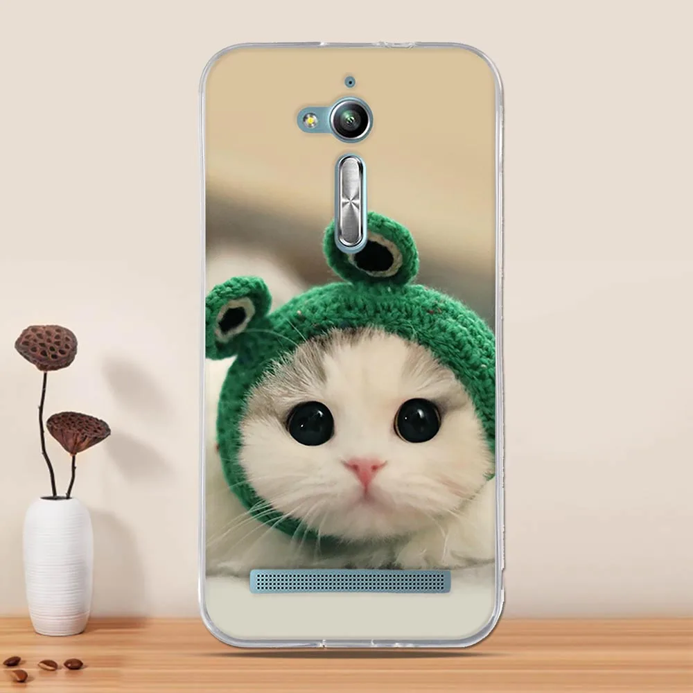 Мягкий ТПУ чехол для телефона для Asua Zenfone Go ZB500KL чехол Мягкая задняя крышка чехол для Asus Zenfone Go ZB500KL X00ad Fundas Coque Capa