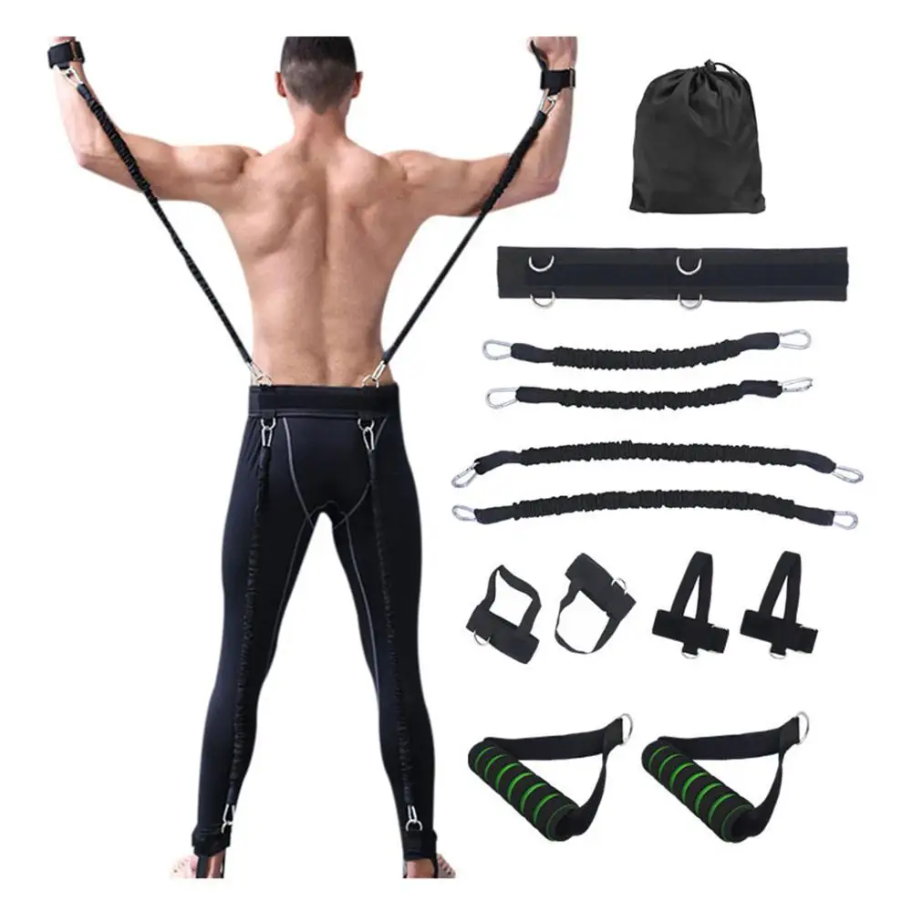 

Resistance Bands Set Crossfit Basketball Arm Exercise Bounce Jump Speed Waist Pull Rope Agility Leg Training Taekwondo Boxing