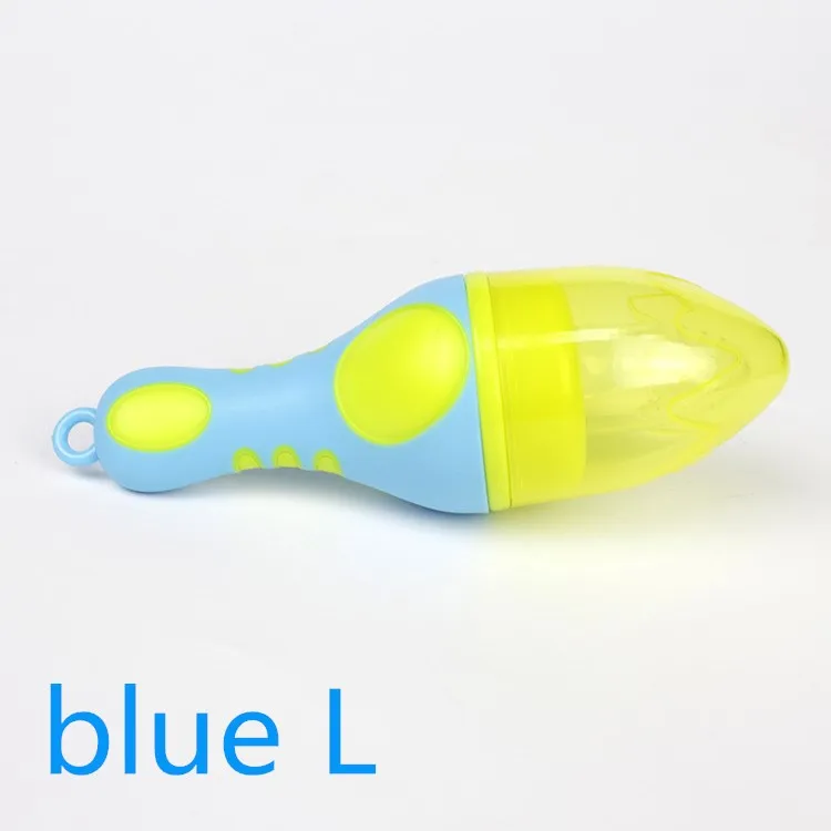 blue L Еда Nibbler для соски-пустышки ниблера соски-пустышки для ребенка для фруктов и овощей, кормушка для соски для кормления безопасный соски-пустышки - Цвет: blue L
