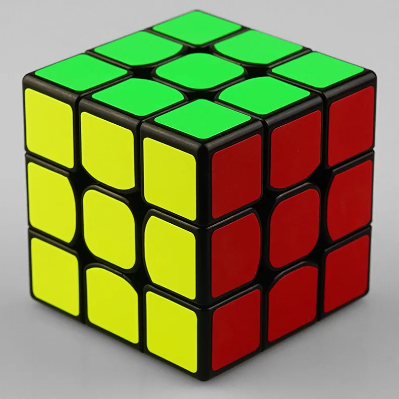 Классический красочный трехслойный магический куб 3x3x3 профессиональный