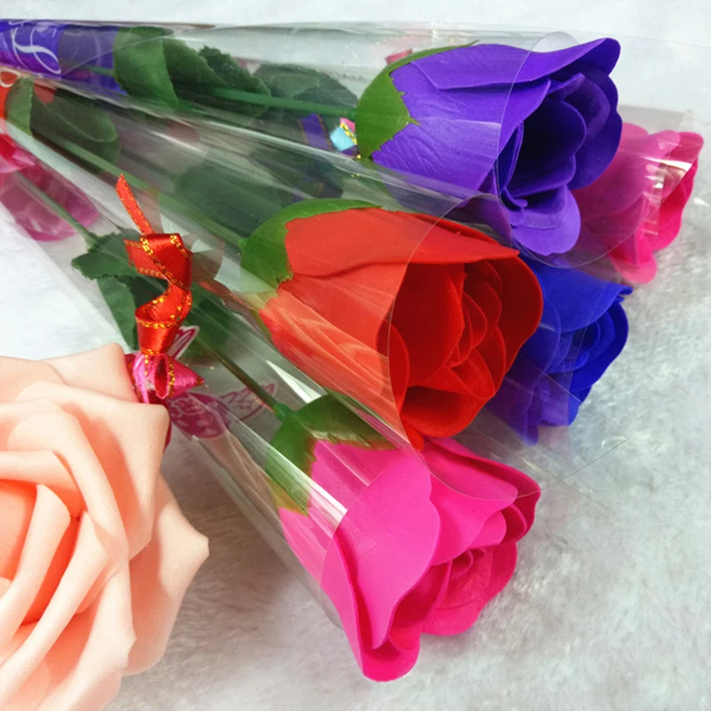 Мыло для ванны 5 шт./компл. розовый букет гвоздиков цветов ручной работы в