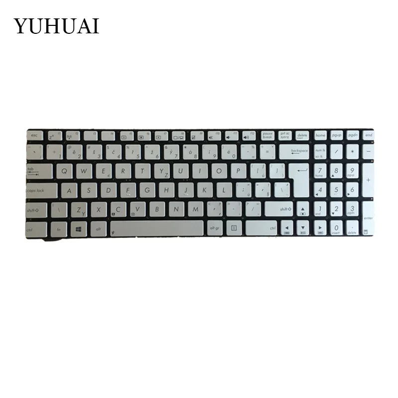 Новый Чешский Клавиатура для ноутбука ASUS N56 N56V N76 N76V N76VB N76VJ N76VM N76VZ U500VZ N56VV N56VZ U500 U500V