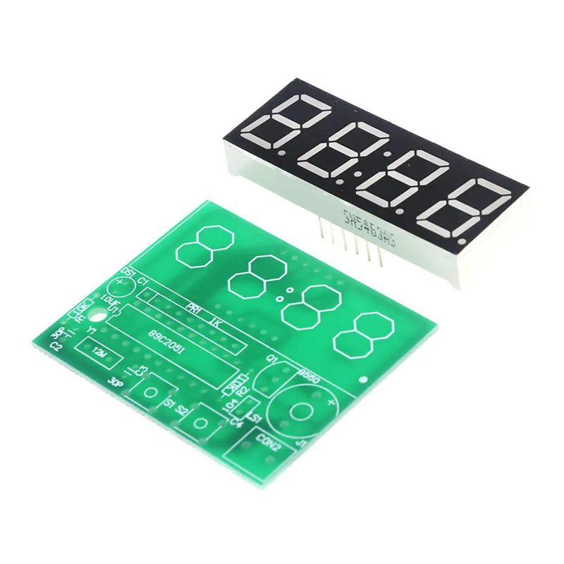 1 комплект цифровые электронные C51 4 биты часы производственный DIY Наборы|diy kit|kit