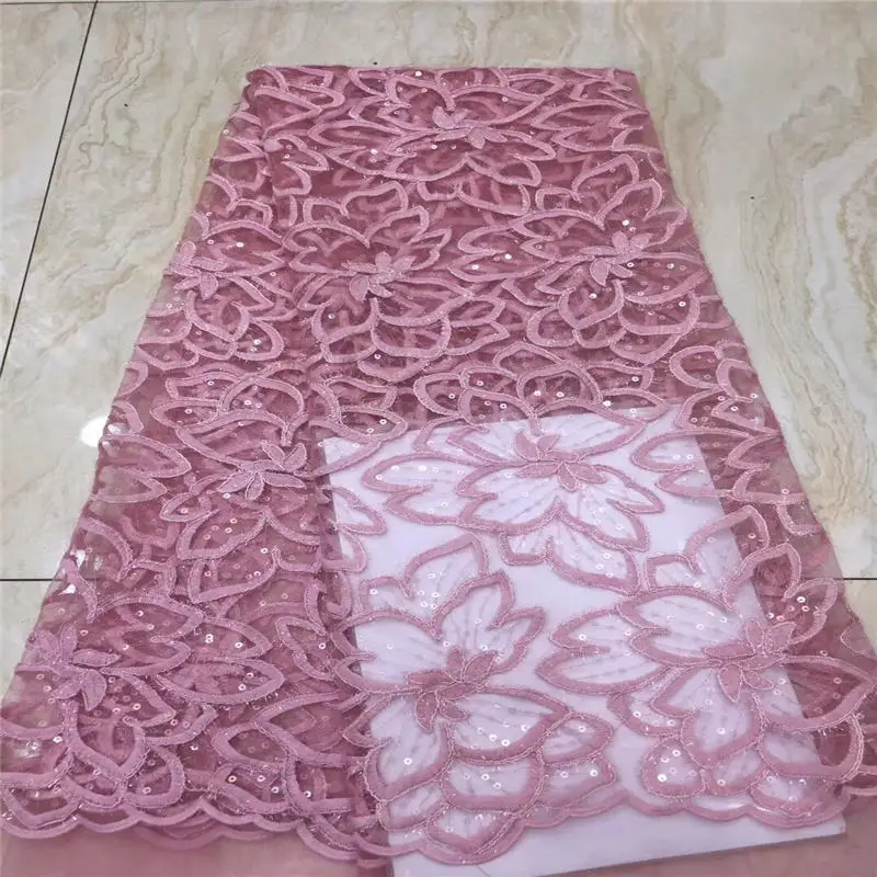 Горячая продажа чистый цвет дизайн полностью склеенные блестки нигерийские