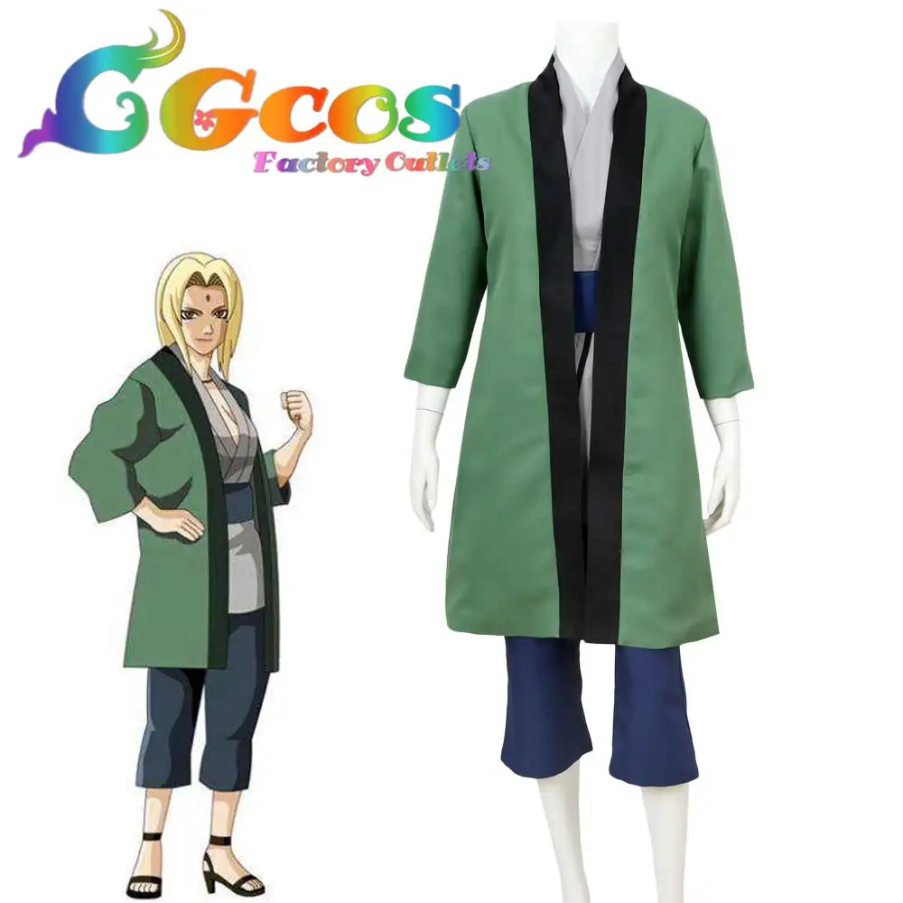 CGCOS Бесплатная доставка Косплей Костюм Tsunade новый в наличии Розничная/оптовая