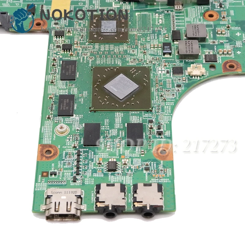 Материнская плата NOKOTION для ПК Dell Inspiron 15R M5010 основная CN-0HNR2M 0HNR2M HNR2M 48 4hh06. 011 HD4650 без