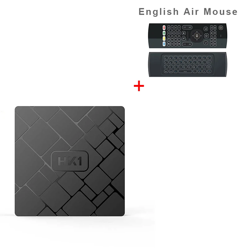 IP ТВ HK1 коробка с MX3 Air Мышь Android 2 ГБ 16 Amlogic S905W Smart Set h.265 4 К HDMI г Беспроводной Wi Fi Media