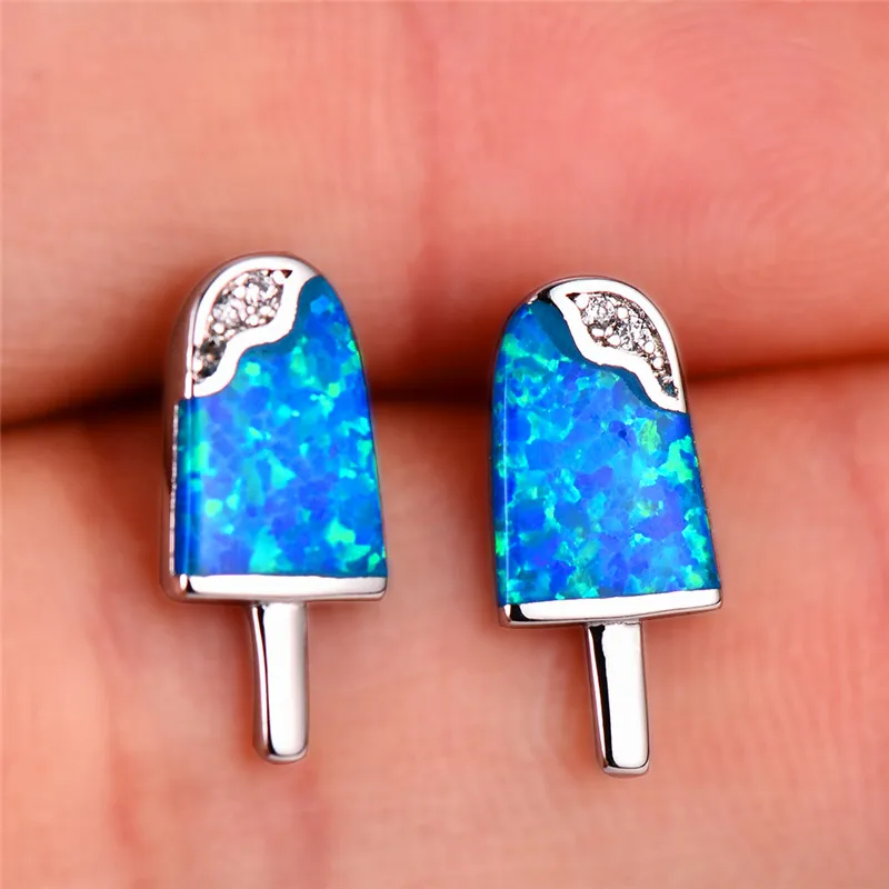 Женские маленькие серьги-гвоздики с камнем Винтажные серьги цвета розового