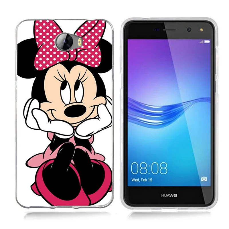Чехол для Huawei Y5 ii Y5ii чехол/5A LYO-L21/Y6 II компактный ТПУ цветной мягкий чехол с