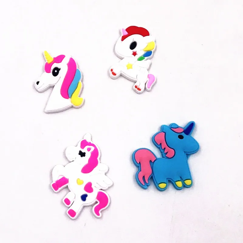 10 шт. милый маленький пони ПВХ мягкие плоские с оборота для украшений своими