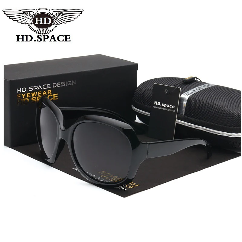 HD Горячий тренд Для женщин поляризационные солнцезащитные очки для большая