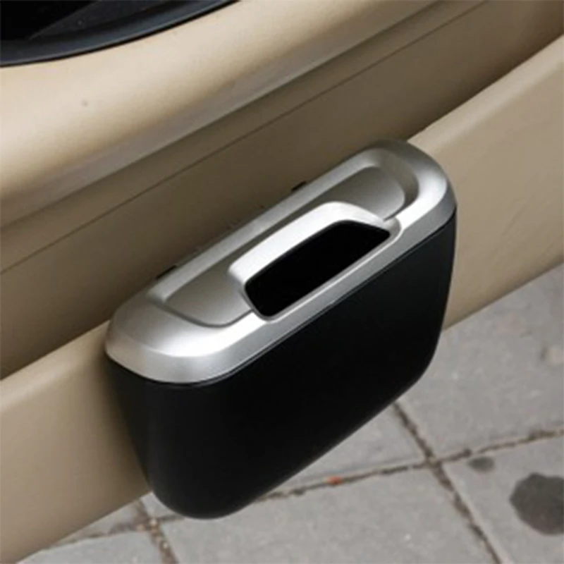LENTAI 1Pc Car trash can Side door storage box For Citroen C4 C5 Hyundai Solaris I30 VW Polo T5 Ford Fiesta Fusion 2017 | Автомобили и