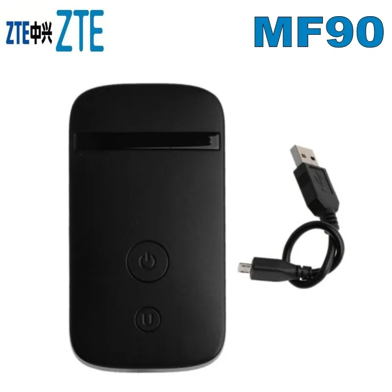 Разблокированный беспроводной Роутер ZTE MF90 3G 4G LTE FDD 800/1800/2600 MHz WIFI точка