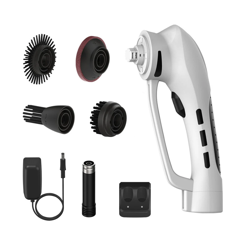 

Wireless Handheld Electric Cleaner Scrubber IPX7 Chargable Cleaning Brush Tool for Car Home kitchen