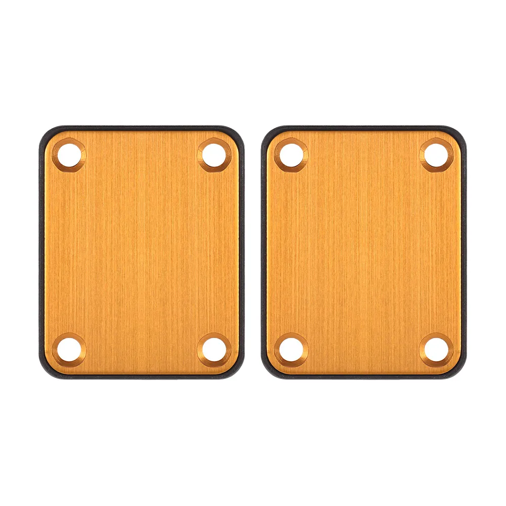 2 шт. накладки на шею для гитары винты из алюминиевого сплава Пластиковая Задняя