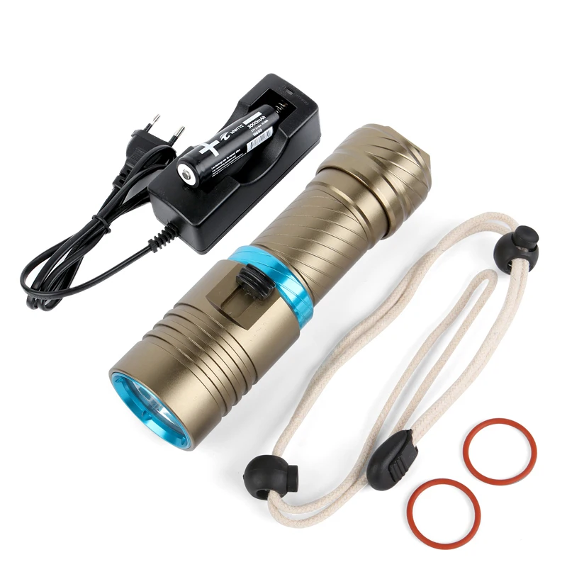 Подводный светодиодный светильник L2 водонепроницаемый лм 100 м|Фонарики и