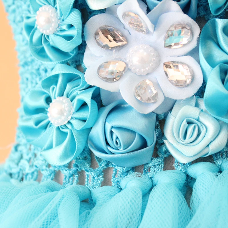 YEWUDIER/детское свадебное платье принцессы с цветами для дня рождения Вечерние