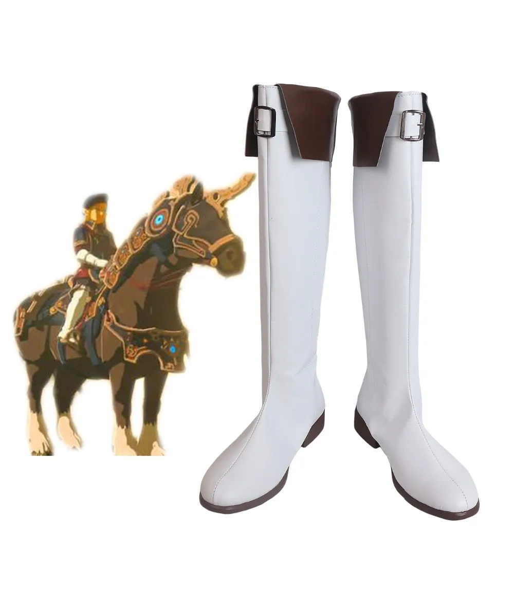 

Дышащие Сапоги для косплея дикой природы, белые ботинки, изготовленные на заказ, любого размера для унисекс