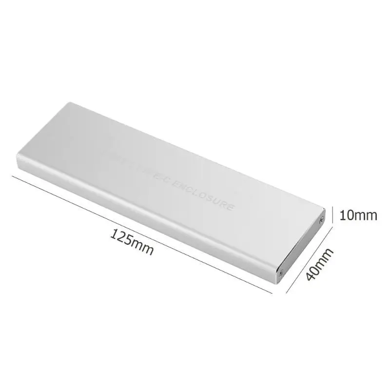 Алюминиевый сплав NVMe PCIE USB3.1 корпус для жесткого диска M.2 к USB SSD жесткий диск Caddy Type