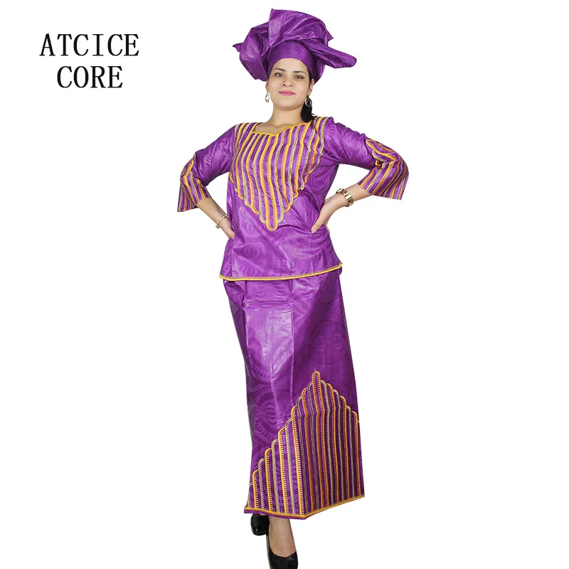 Африканские платья для женщин 100% хлопок Новый Африканский модный дизайн BAIZN