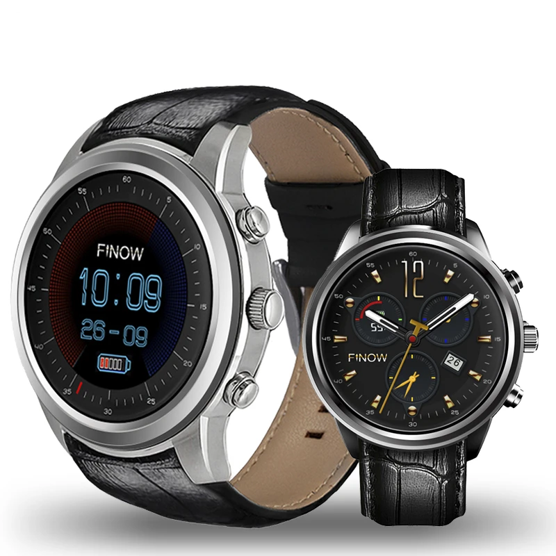 Спортивные Смарт часы Finow X5 LEM5 Bluetooth 2G + 16G MTK6580 носимые Устройства фитнес трекер 3G