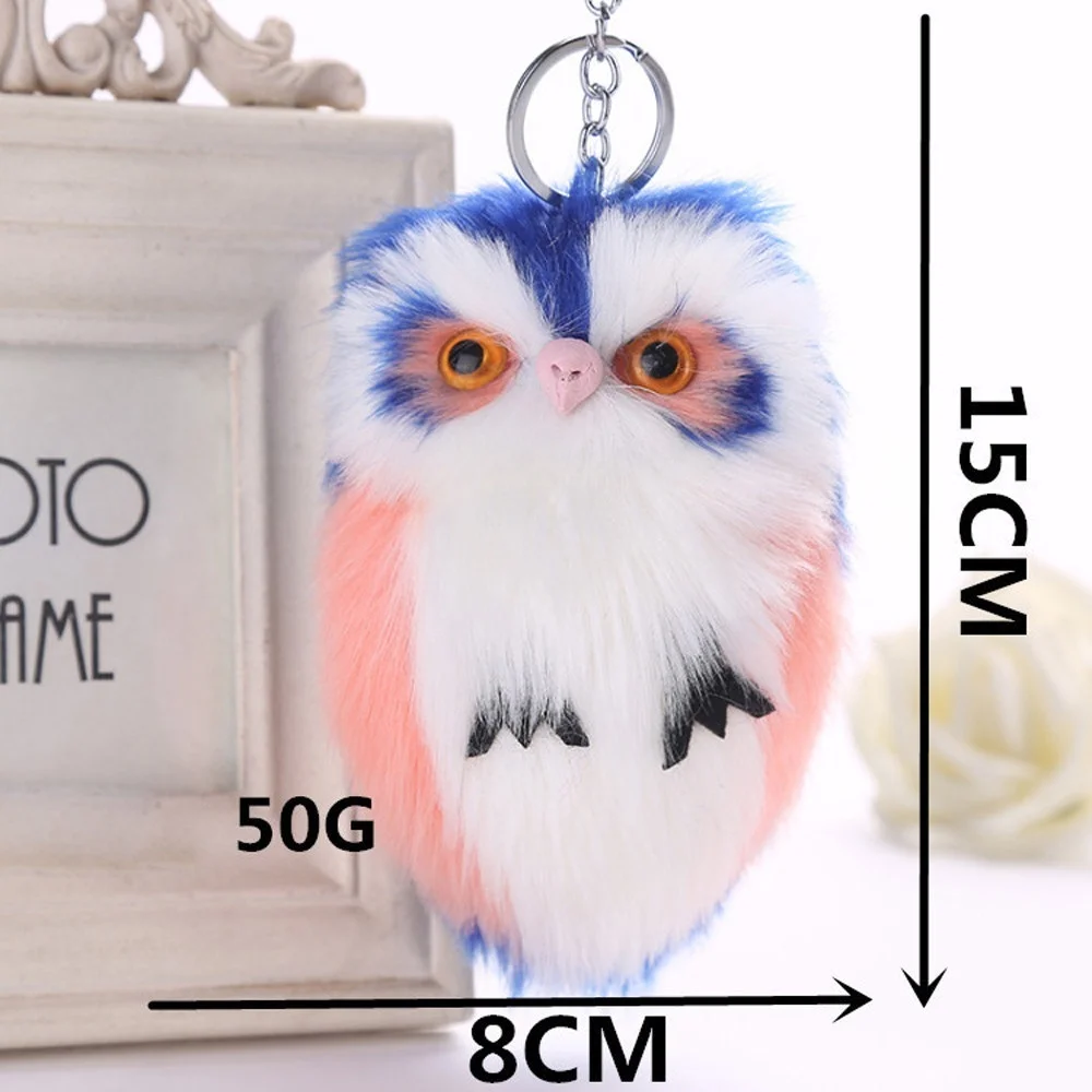 Сумка кулоны аксессуары брелок для ключей с имитацией кроличьего меха пушистый