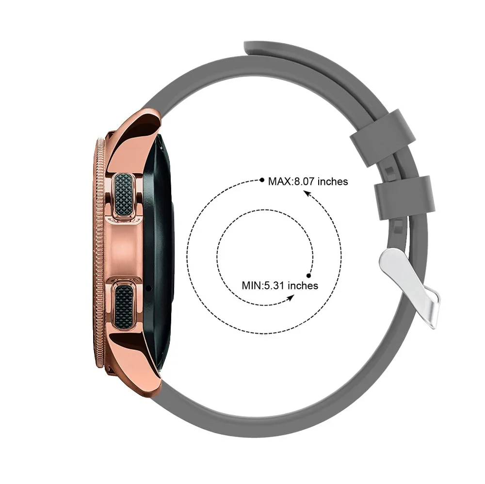 Joyozy Шестерни S3 ремешок для samsung Galaxy watch 46 мм 22 мм ремешок для наручных часов, correa, Шестерни S3 классический силикон браслета amazfit