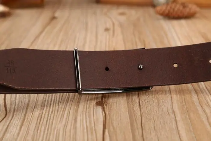 Модный ремень из кожи аллигатора VOHIO высококачественный кожаный гладкий с