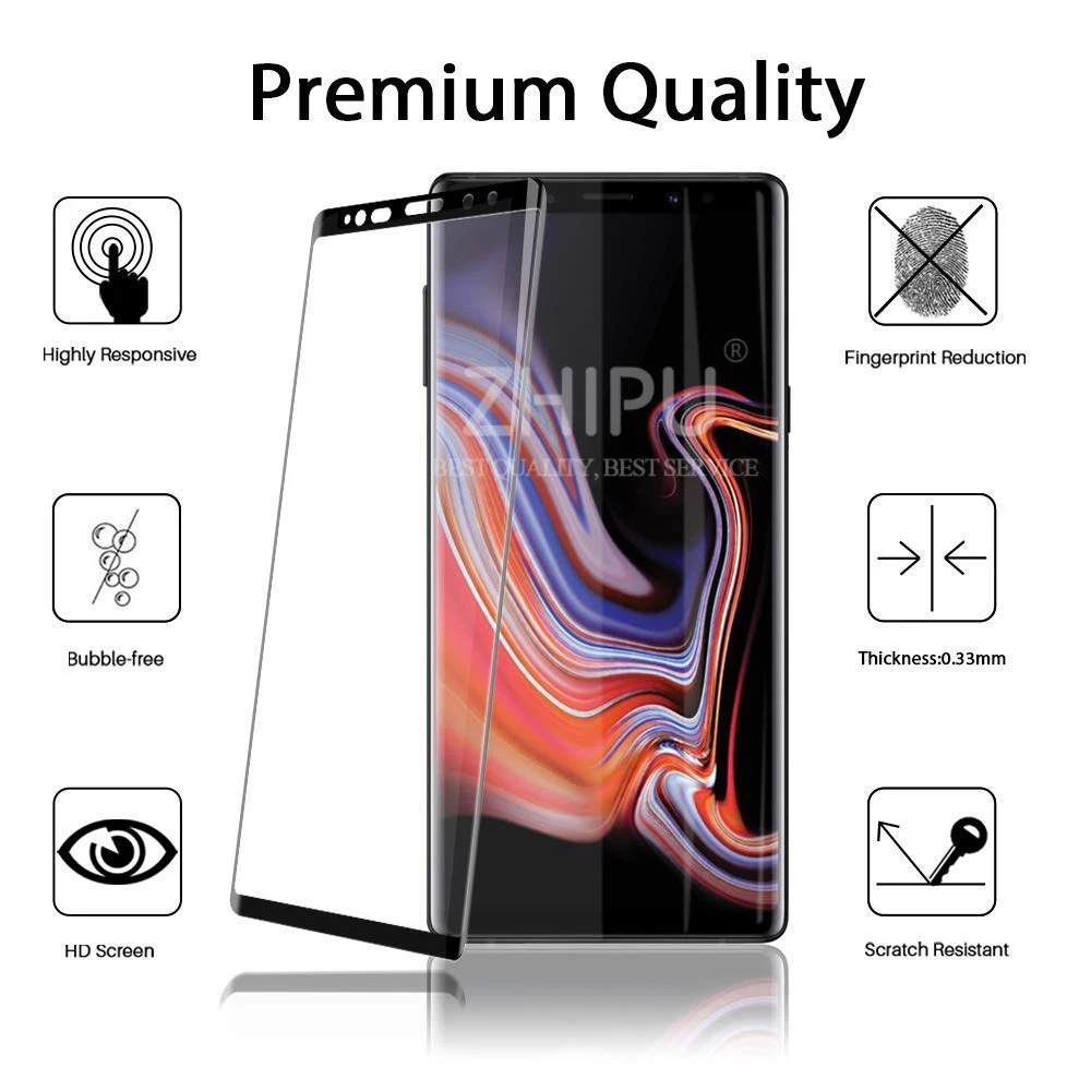 3D полное покрытие из закаленного стекла для samsung Galaxy Note 9 Note9 Защитная пленка для экрана для samsung Note 9 6,4