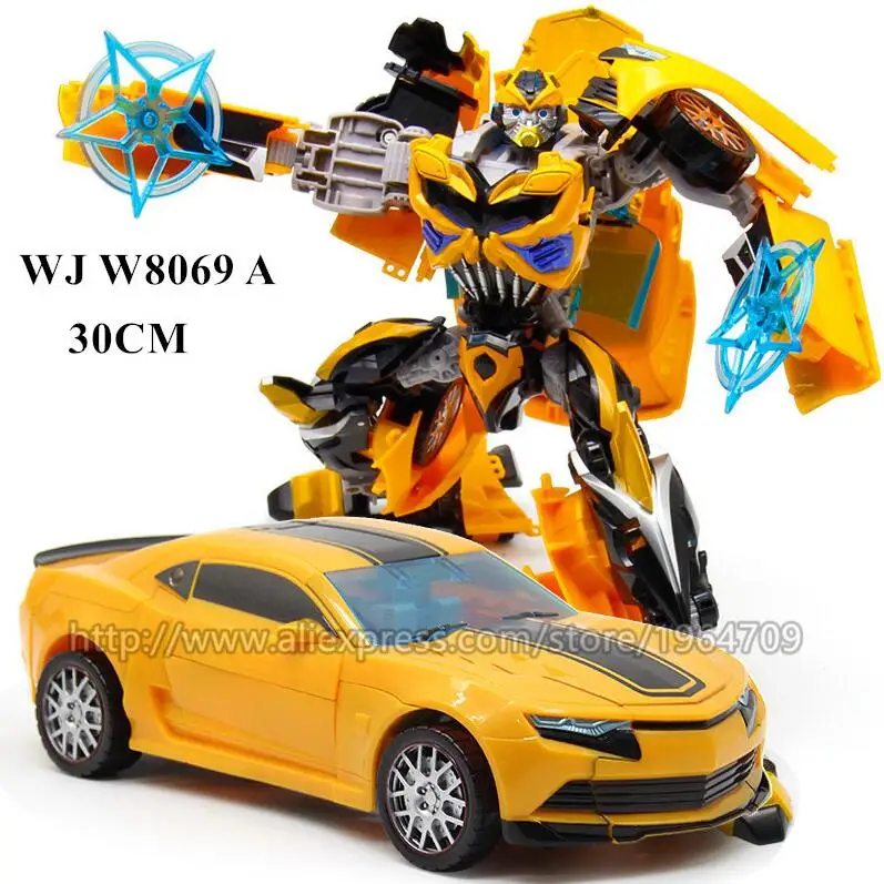 WJ W8069 A Wei jiang большие 33 см Трансформационные игрушки мальчик MPP10 MMP10 сплав крутой Робот Модель автомобиля G1 Аниме Фигурка старая игрушка для детей и взрослых - Цвет: WJ W8069 A
